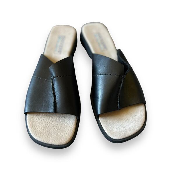 Dockers Block Heel Leather Sandals Womens Size 7 - Picture 1 of 5